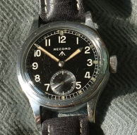 Record British military broad arrow wristwatch